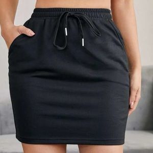Shein Drawstring Waist Skirt